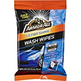 Armor All Car Wash Wipes - Cleaner for Cars & Truck & Motorcycle, Ultra Shine, 12 Count (Pack of 6), 18240-6PK