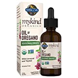 Garden of Life mykind Organics Oregano Oil Drops, Concentrated Oil of Oregano Liquid - 200 Servings, Plant Based Seasonal Immune Support - Alcohol Free, Organic, Vegan, Gluten Free Herbal Supplements