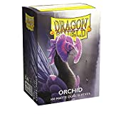 Arcane Tinmen Dragon Shield Card Sleeves – Matte Dual Orchid Standard Size 100CT - MGT Card Sleeves are Smooth & Tough - Compatible with Pokemon, Yugioh, & Magic The Gathering Card Sleeves