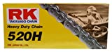 RK Racing Chain M520HD-104 (520 Series) 104-Links Standard Non O-Ring Chain with Connecting Link