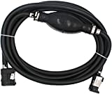 Boat Motor Fuel Line Hose with Connector and Primer Assy 6Y2-24306-55-00 6Y2-24306-56-00 Compatible with Yamaha Outboard Motors-3m