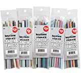Keystone Sanding Twigs or Sticks Ideal for Woodworking Hobby Arts Crafts Models Mixed Grits and Lengths Cushioned Abrasive (5 pack)