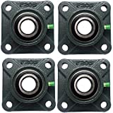 PGN - UCF205-16 Pillow Block Square Flange Mounted Bearing 1" Bore (4 PCS)