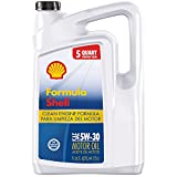 Formula Shell 550045245 5W-30 Motor Oil (GF-5), 5 Quart