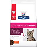 Hill's Prescription Diet Gastrointestinal Biome Digestive/Fiber Care with Chicken Dry Cat Food, Veterinary Diet, 4 lb. Bag