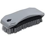 VIKING Carpet and Upholstery Cleaning Brush, Scrub Brush for Car Interior, Home, Couch, Stain Remover, Grey/Black