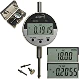 iGaging Digital Electronic Indicator 0-1"/0.0005" GAGE Gauge w/ 4 Probes - Absolute Function Inch/Metric Conversion