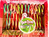 Dum dums candy canes (1) 5.3oz Box 12 individual wrapped pieces. Blu Raspberry, Cherry, Watermelon. Holidays Candy