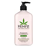 HEMPZ Body Lotion - Pomegranate Daily Moisturizing Cream, Shea Butter Hand and Body Moisturizer - Skin Care Products, Hemp Seed Oil - Large