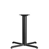Flash Furniture 33'' x 33'' Restaurant Table X-Base with 4'' Dia. Table Height Column