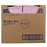 WypAll 06354 X70 Wipers, 12 1/2 x 23 1/2, Red (Box of 300)