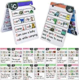 HAPTIME Phonics Games with Pictures & Sentences for Kids, Flash Cards(Set of 67) for Toddlers 2-4 Years, Literacy Resource for Early Reading, Speech, Writing, Language for Preschool Kindergarten