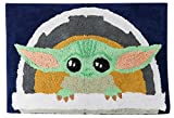 Jay Franco Star Wars The Mandalorian The Child Tufted Cotton Bath Rug, Kids Bath Features Baby Yoda Grogu (Official Star Wars Product)