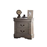 ACME Louis Philippe Nightstand - 23863 - Antique Gray