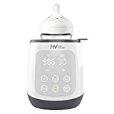 Bottle Warmer, Baby Bottle Warmer 5-in-1 Fast Baby Food Heater&Thaw BPA-Free Milk Warmer with LCD Display Accurate Temperature Control for Breastmilk or Formula