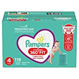 Pampers Pull On Cruisers 360° Fit Disposable Baby Diapers with Stretchy Waistband, Super Pack (Packaging May Vary)