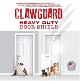 Heavy Duty CLAWGUARD - The Ultimate Door Scratch Shield, Frame & Wall Scratch Protection Barrier for Dog and Cat Clawing, Scratching and Damaging Doors, Scratch Shield 20in x 44in