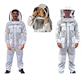 Oz Armour Beekeeping Suit Ventilated Super Cool Air Mesh with Fencing & Round Brim Hat (Extra Large)