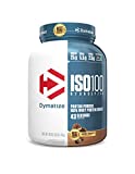 Dymatize ISO100 Hydrolyzed Protein Powder, 100% Whey Isolate Protein, 25g of Protein, 5.5g BCAAs, Gluten Free, Fast Absorbing, Easy Digesting, Gourmet Chocolate, 3 Pound