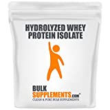 BulkSupplements.com Hydrolyzed Whey Protein Isolate - Protein Powder for Muscle Gain - Whey Protein Unflavored - Hydro Whey Protein (250 Grams - 8.8 oz)