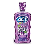 ACT Kids Anticavity Fluoride Rinse Groovy Grape 16.9 fl. oz. Accurate Dosing Cup, Alcohol Free