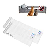 SEERWAY Scat Pet Shock Mat Indoor, Shock Pads for Dogs and Cats, Electric Repellent Training Mat Keeps Pets Off Couch, Sofa, Countertop, 3 Modes, 2 Pieces, Battery Operated (60"x12")