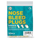 Be Smart Get Prepared Quick Seal Nosebleed Plugs, 50 Count