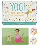 Yogi Fun Yogi kit Yoga Card Game with Illustrations, Rhyming Poems, 4 Activities and 2 Cardboard Dice