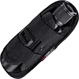 TH1 Tactical Flashlight Holster Duty Belt Pouch Open-end Stretchable Rotatable Clip 360 Degree Holder for Police Military Security Belt