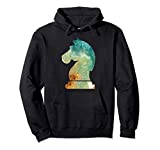 Chess Player Horse Knight Chess Lover Gift Pullover Hoodie