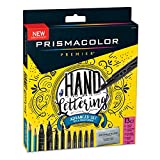 Prismacolor 2023754 Premier Advanced Hand Lettering Set with Illustration Markers, Art Markers, Pencils, Eraser and Tips Pamphlet, 13 Count