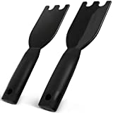 [2 Pack] Impresa Spatula / Scraper for George Foreman Indoor Grills - George Foreman Grill Spatula / Scraper - Cleaner Tool with Ergonomic Handle  Heat Resistant Tool for Panini Grill Press