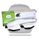 Safe & Small Grill Cleaning Brush Kit  Non-Scratch Safe Brush & Scraper, Nylon Grill Cleaner for Electric Grills, Indoor Panini Press, NonStick BBQ  Non Metal Grill Brush, No Wire Bristles