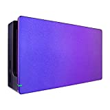 eXtremeRate Custom Chameleon Glossy Faceplate for Nintendo Switch Dock, Purple Blue DIY Replacement Housing Shell for Nintendo Switch Dock - Dock NOT Included