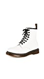 Dr. Marten's Women's 1460 8-Eye Patent Leather Boots, White Smooth Leather, 4 F(M) UK / 6 B(M) US Women / 5 D(M) US Men