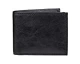 Amazon Essentials Men's RFID Blocking Passcase Bifold Wallet, Black, One Size