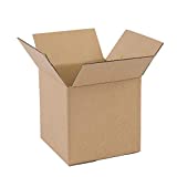 100 Packs Cardboard Paper Boxes Mailing Packing Shipping Box Corrugated Carton for Shipping Small Light-Weight Fragile Items (8 x 6 x 4 inch)