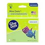 Glue Dots GLU32634 Mini Dots Adhesive Value Pack Sheets, 3/16 Inch, Clear