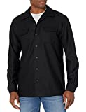 Pendleton Men Long Sleeve Classic Fit Board Wool Shirt, Black Flannel, MD