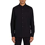 Volcom Men's Oxford Stretch Long Sleeve Button Up Shirt Button Up Shirt, new black, Extra Large