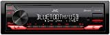 JVC KD-X270BT Bluetooth Car Stereo w/USB Port – AM/FM Radio, MP3 Player, High Contrast LCD, 50 Watts, Detachable Face Plate – Single DIN – 13-Band EQ