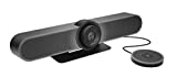 Logitech MeetUp and Expansion Mic HD Video and Audio Conferencing System for Small Meeting Rooms - Black