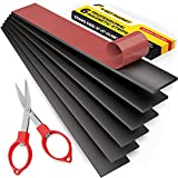 Magnetic Strips with Adhesive Backing - Magnetic Tape for Crafts - Tool and Knife Magnet Strips for Kitchen, Garage and Garden - Adhesive Magnetic Tool Holder Strip for Wall