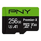 PNY 256GB Premier-X Class 10 U3 V30 microSDXC Flash Memory Card - 100MB/s, 10, U3, V30, A1, 4K UHD, Full HD, UHS-I, micro SD