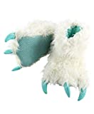 Lazy One Animal Paw Slippers for Kids and Adults, Fun Costume for Kids, Cozy Furry Slippers (Yeti, Medium)