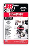 FiberWeld Permanent Repair Cast 2x36 Inch - High Strength Adhesive Fiberglass Wrap - Black, 38236