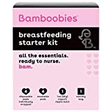 Bamboobies Women’s Starter Kit, Washable and Disposable Nursing Pads, Organic Nipple Balm, and On-the-Go Wet/Dry Bag