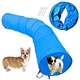 Cossy Home Collapsible Cat Tunnel Tube Kitty Tunnel Pet Toys Peek Hole for Cats, Puppy, Dogs, Kittens, Rabbits (3 Size) (79inch)