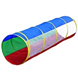 Hide N Side 6ft Crawl Through Play Tunnel Toy, Pop up Tunnel for Kids Toddlers Dogs Babies Infants & Children Gift Indoor & Outdoor Action Toy Tunnel