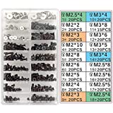 Akuoly Laptop Screw Set PC M2 M3 M2.5 Screw Standoffs for Universal Laptops and Hard Drive Disk M.2 SSD, 355 Pieces